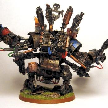 Ork Deff Dred (Rear) by davema