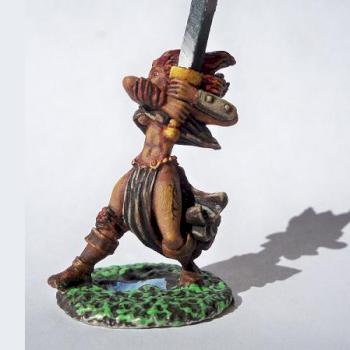 Deenah, Female Barbarian by triscallian
