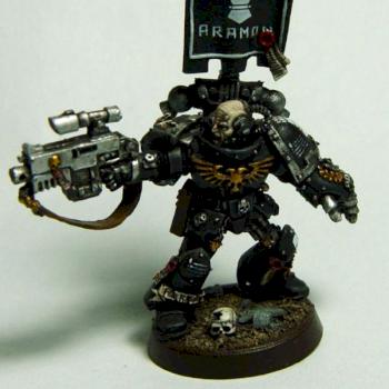 Iron Hands Veteran Sergeant by cyphercodicer1983