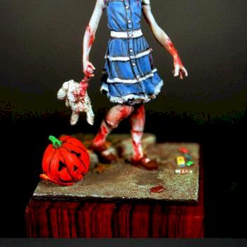 Trick or Treat , Zombie girl by dewberry1964