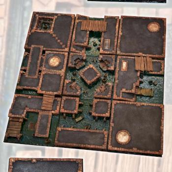 MALIFAUX CHANNELS 72x48 GAMEBOARD scenery terrain surface by studiolevel