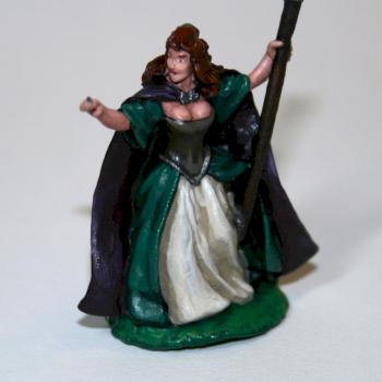 Aeslin, 1/2 Elf Wizardess by LancerDeuce