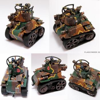 Grot Tank CHI-A. Gretchin revenge. Ork design. by FLAsCinDER