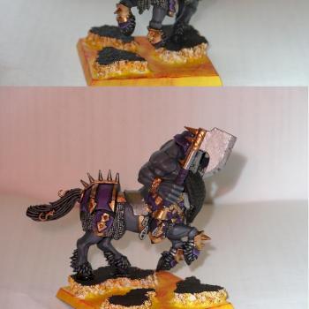 Chaos Dwarf Bull Centaurs by Adolrak