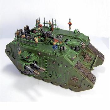 Chaos Land Raider of Mad Claws Warband by Hellogre