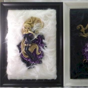 Framed Chii & Freya by Livi
