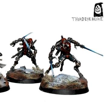 Adeptus Mechanicus Sicarian Ruststalkers by ThirdEyeNuke