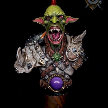 Goblin Warrior Βust by Simon Moon