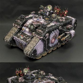 Land raider Slaanesh emperor s childrens by Daouide