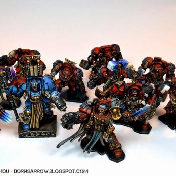 Space Hulk - Blood Angels Terminators - Heroes of 1st Company by Piratos
