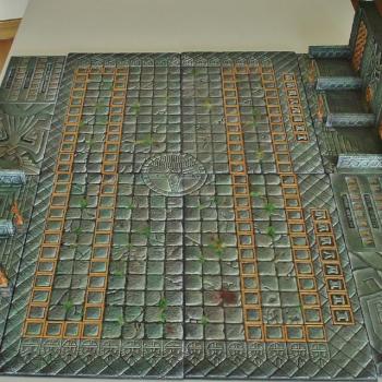 blood bowl dwarf board by topo_22