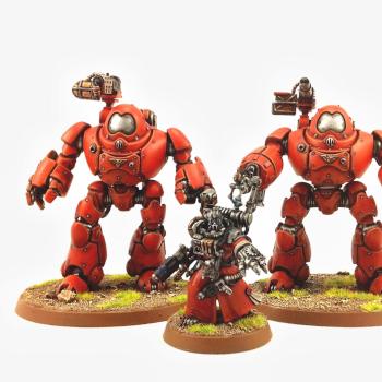 Adeptus Mechanicus Kastelan Robots by Dante Miniatures