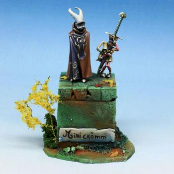 Vladar l'arrogant et son porteur d'armes by Minicrômm