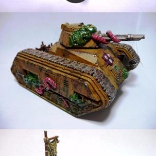 NURGLE RENEGADE PSYKER BATTLE SQUAD WITH TRANSPORT by Centurionpainting