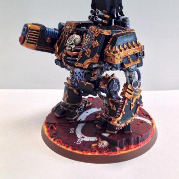 Games Workshop Forgeworld Black Legion Dreadnought by marine dad
