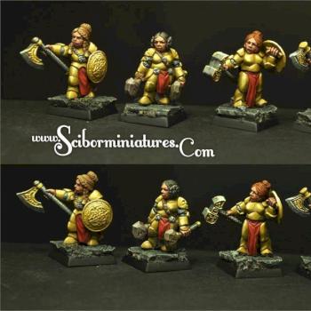 Female Dwarves by Scibor