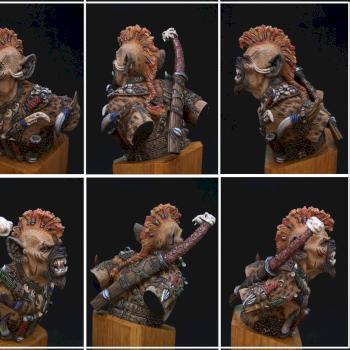 GEBHUZA. Hyena warrior by Legendarion