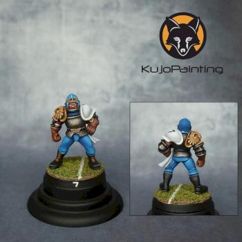 Bloodbowl Human Lineman by KujoPainting