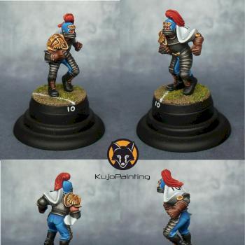 Human Bloodbowl Blitzer (Surround Shots) by KujoPainting