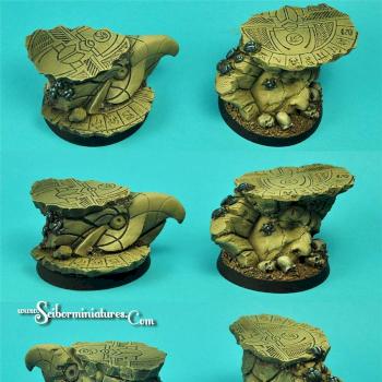 Egyptian 40mm Bases by Scibor
