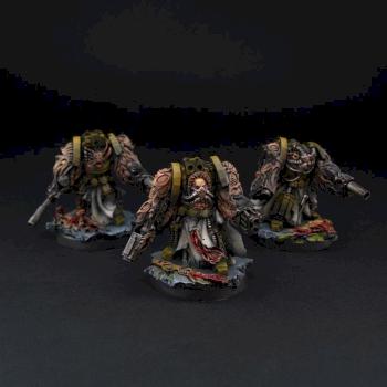 Chaos Space Marine Obliterators by SavageDPainting