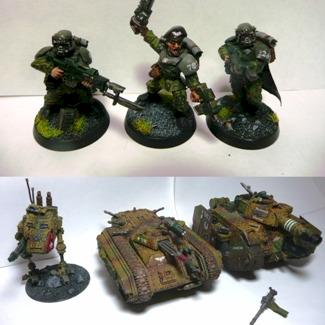 1000 POINTS FULLY PAINTED ASTRA MILITARUM ARMY FORGE WORLD by Centurionpainting