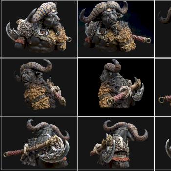 BURU Tafari. Bull warrior by Legendarion