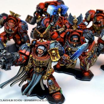 Space Hulk - Blood Angels Terminators by Piratos