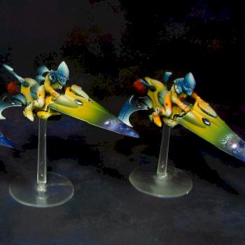 Eldar Windrider Jetbikes by Awaken Realms