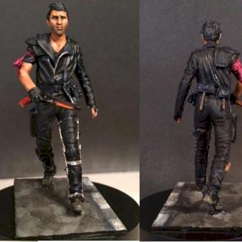 Mad Max 54mm (Andrea Miniatures's Outback Avenger) by Byteknight