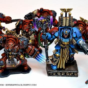 Space Hulk - Blood Angels Terminators by Piratos