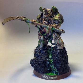 Games Workshop Chaos Lord Typhus the Herald of Nurgle by marine dad