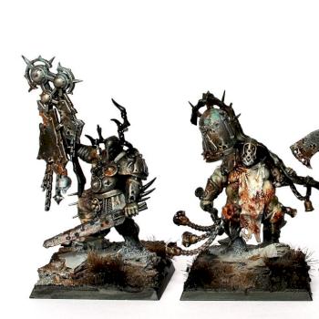 Nurgle Putrid Blightkings by ThirdEyeNuke