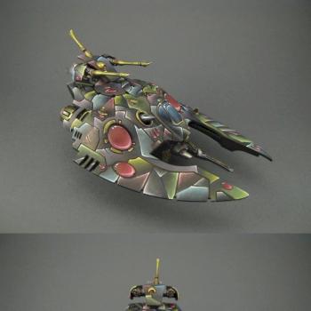 Eldar Wave Serpent by Ipaintyourstuff