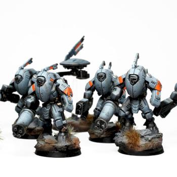 Tau Sa'Cea Stealth Suits Kill Team by ThirdEyeNuke
