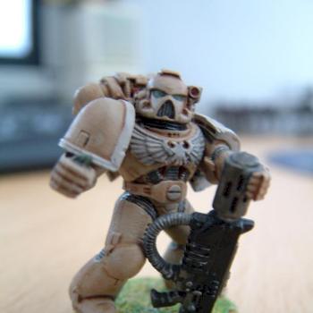 Space Marine with multimelta and grenade by n1ghtl1fe