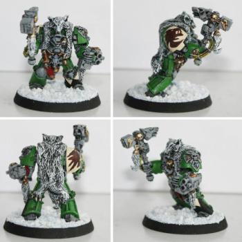 Sons of Fenris Wolf Guard met Thunder Hammer by Son of the Dragon