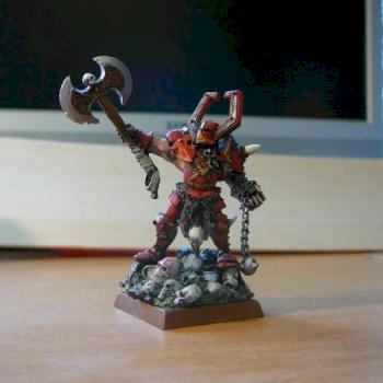 Chaos Champion of Khorne by Vizorak