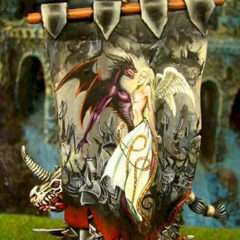 Chaos Battle Standard by miss painting