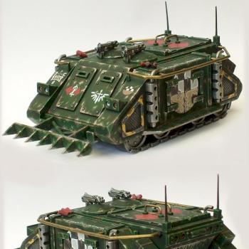 Old-school Rhino WIP - chipping done by winterdyne