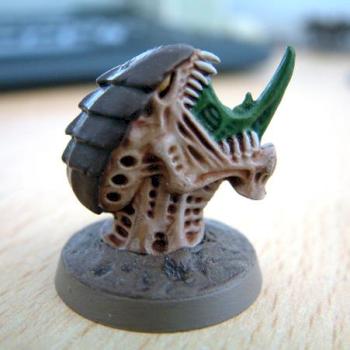 Tyranid Carnifex Head (Colour Testing) by n1ghtl1fe