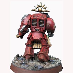 Sergent terminator Blood Angel by haranzabal