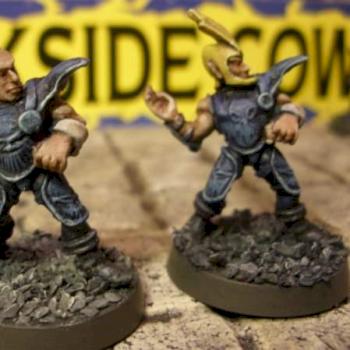 Throwers from Dark Elf Bloodbowl team by Rolius1978
