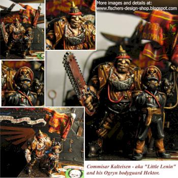 Commisar Kalteisen and his bodyguard Hektor by Klaus, not Santa