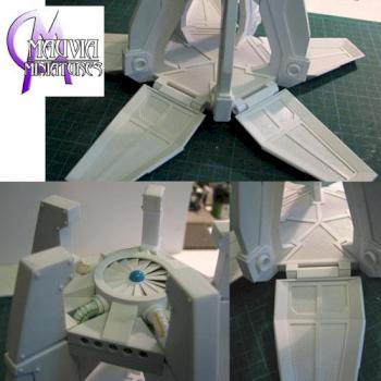 imperial droppod scratchbuild by mauvia