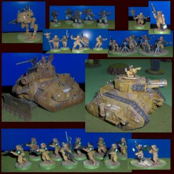 Imperial Guard Army (Cadian - Desert Camo) by vonbloodbath