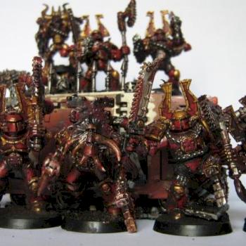 World Eaters Khorne Berzerkers Squad On by Thorh666