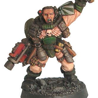 Dark Angel Scout Sergeant by precinctomega