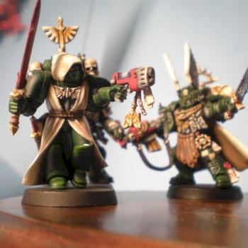 dark angels in battle by zetan