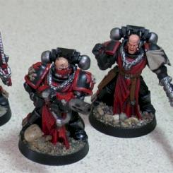 Black Templar Initiates by MGRockwell